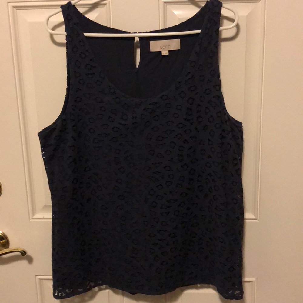 Navy Lacey LOFT Shell